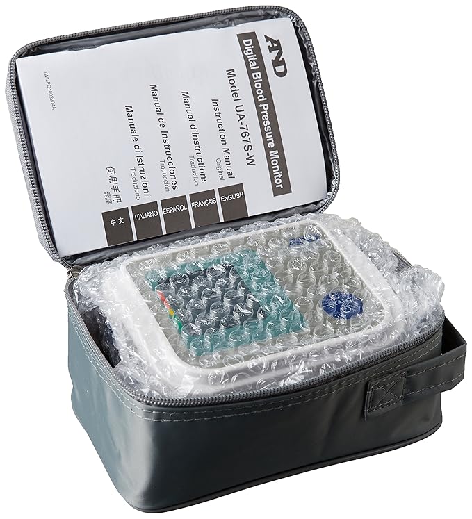 A&D UA-767S-W Digital BP Monitor | Automatic & Accurate Home Use Machine | Irregular Heartbeat Detection & WHO Indicator