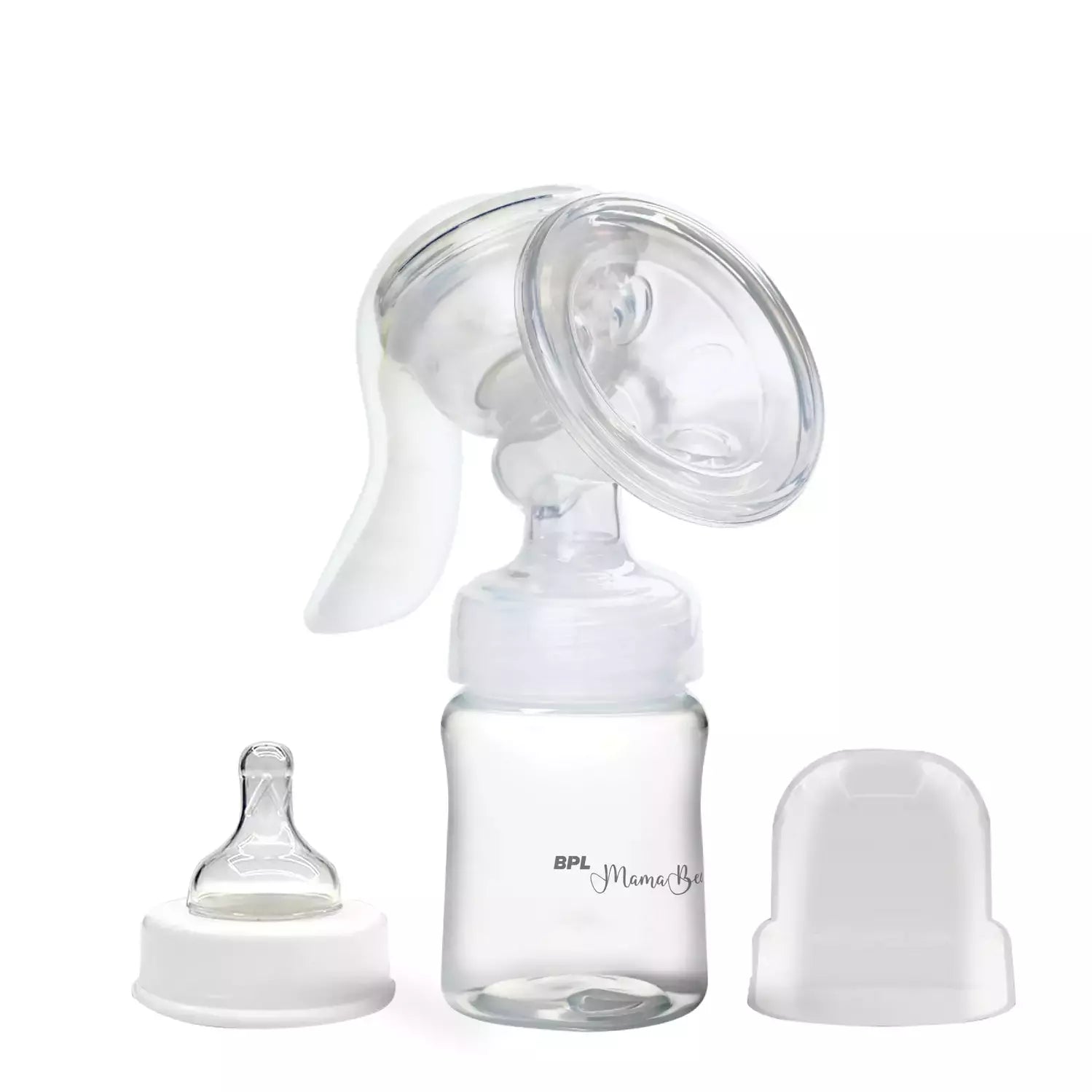 BPL MamaBee Silicone Manual Breast Pump | Soft & Gentle Baby Milk Pump | BPA-Free | 150 ml Capacity