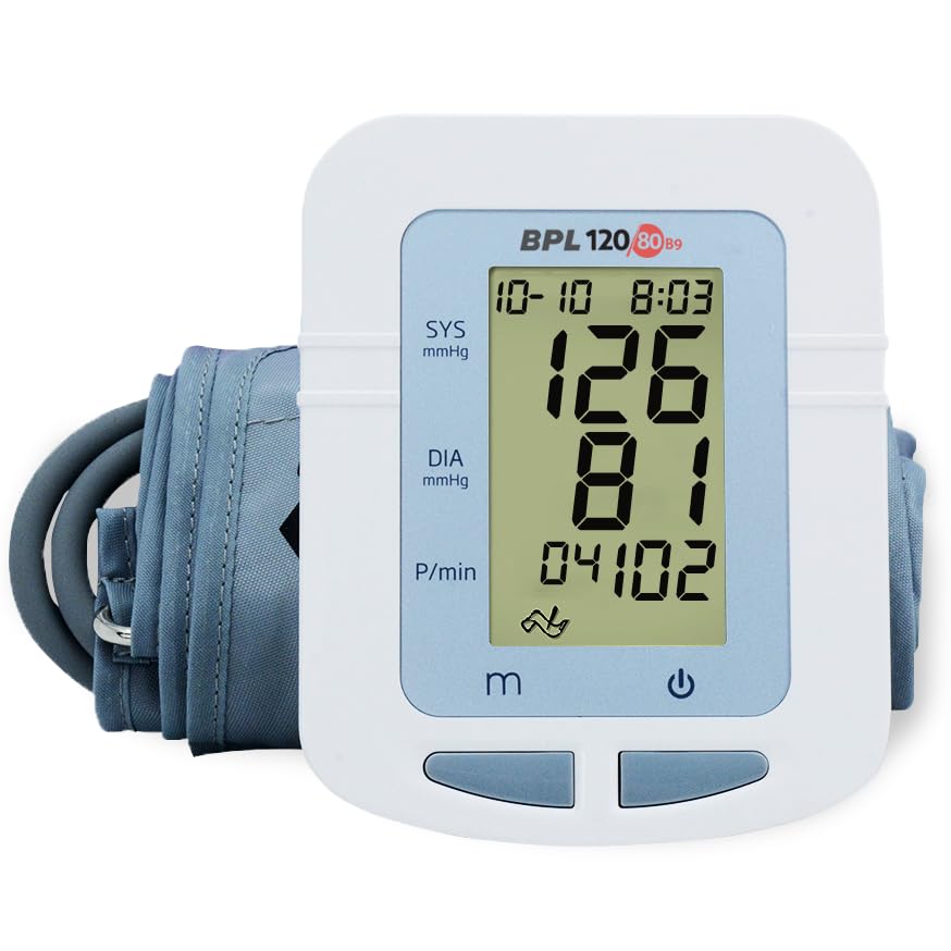 BPL Medical Technologies 120/80 B9 Automatic Blood Pressure Monitor (White)