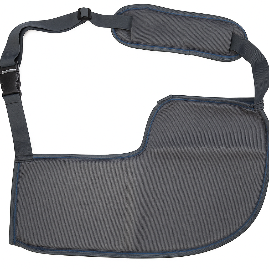 BPL OrthoCare Arm Sling Baggy with Elbow Support | Arm Immobilizer for Fracture, Sprain & Dislocation | Support Brace for Men, Women & Kids – Grey