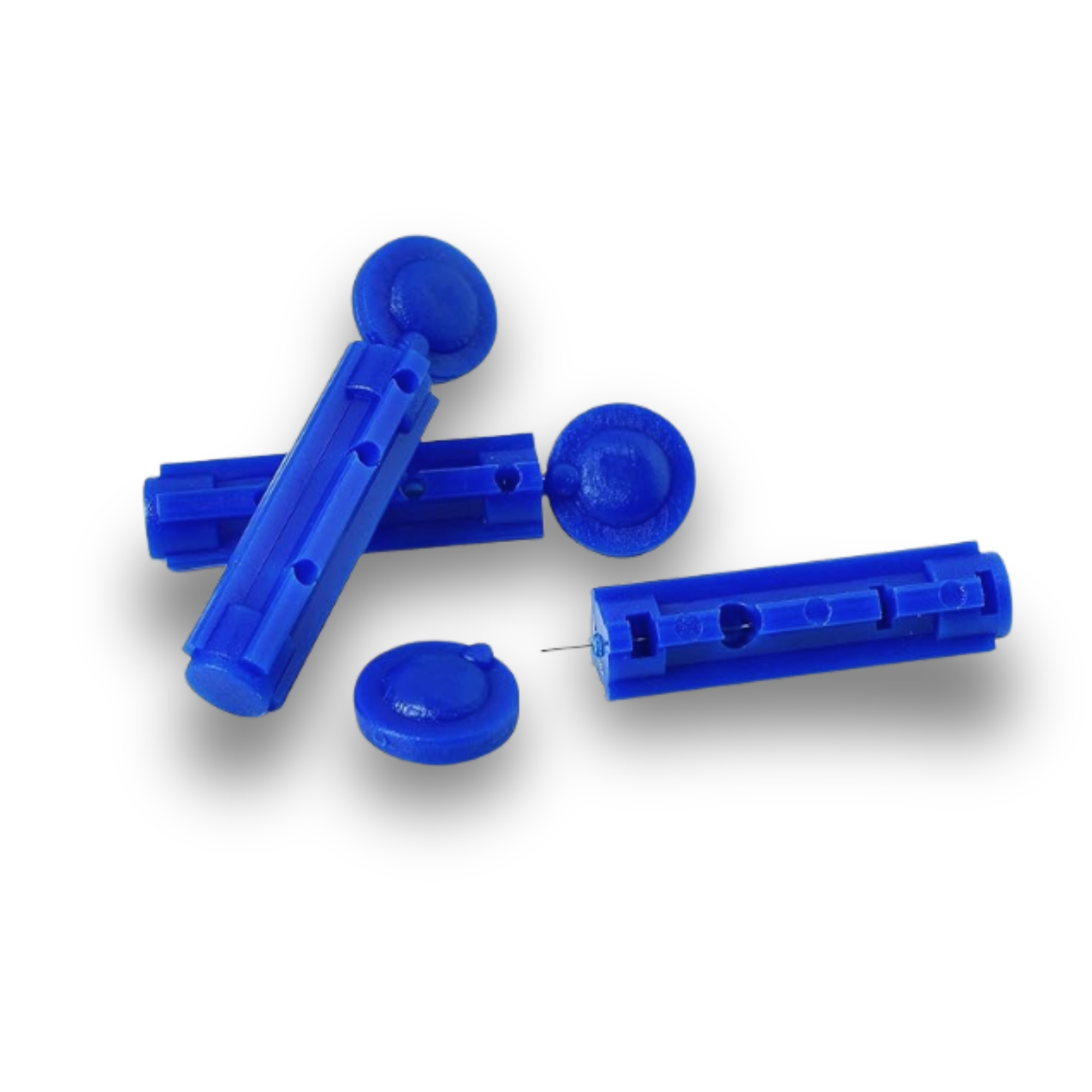 Dr. Sanaya Round Lancets 100 Pcs for Glucometer | Sterile Blood Sampling Needles for Accurate Sugar Test at Home