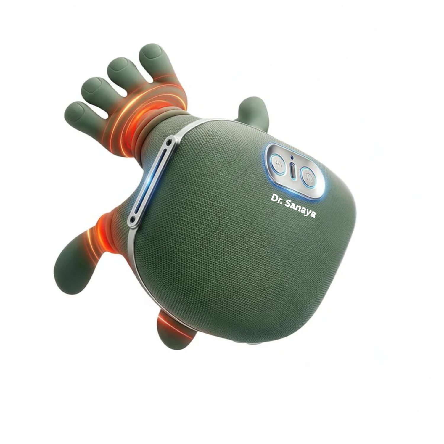 Dr. Sanaya 4D Bionic Shoulder & Neck Massager (Green) | Wireless Electric Body Massager