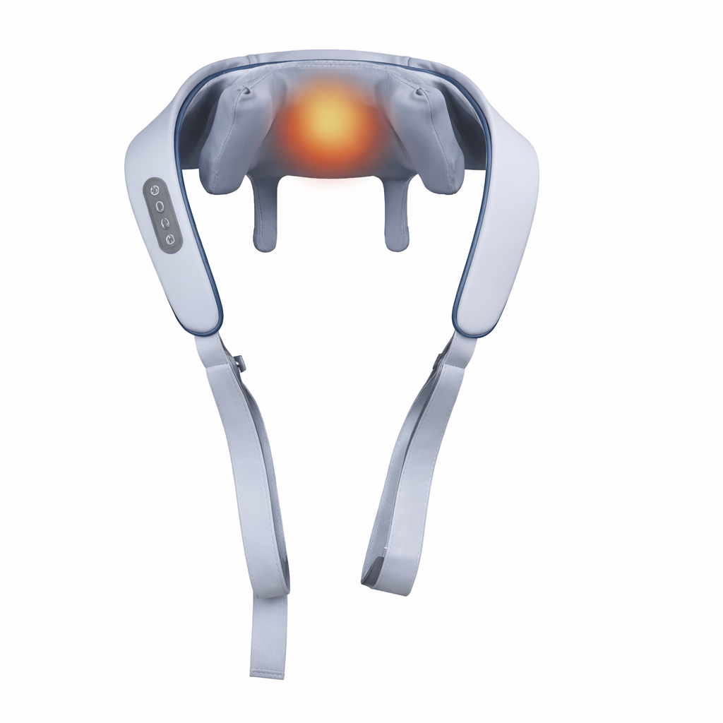 Dr. Sanaya 6D Neck, Shoulder & Legs Massager with Heat | Cordless Rechargeable Body Massager