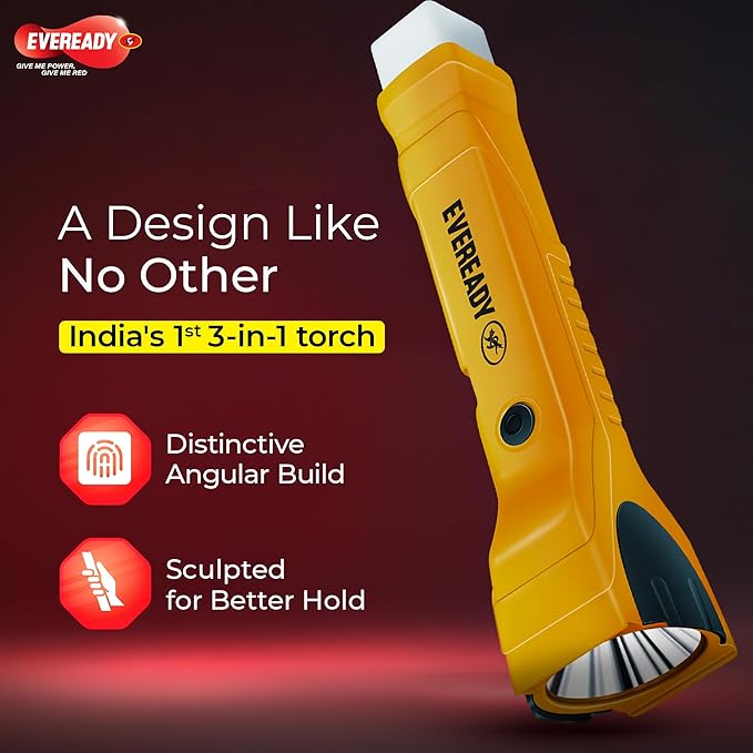 3-in-1 rechargeable LED torch