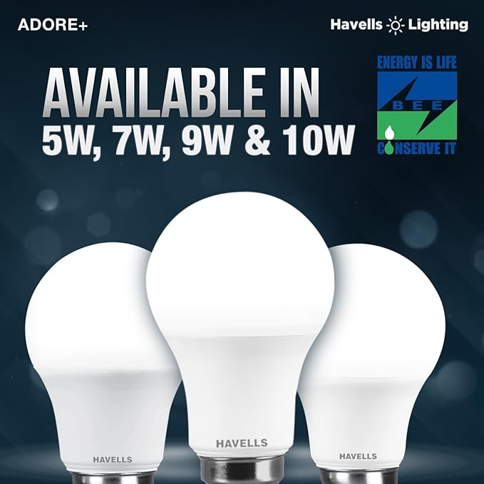 Havells 9W LED Bulb (Warm White, 3000K)