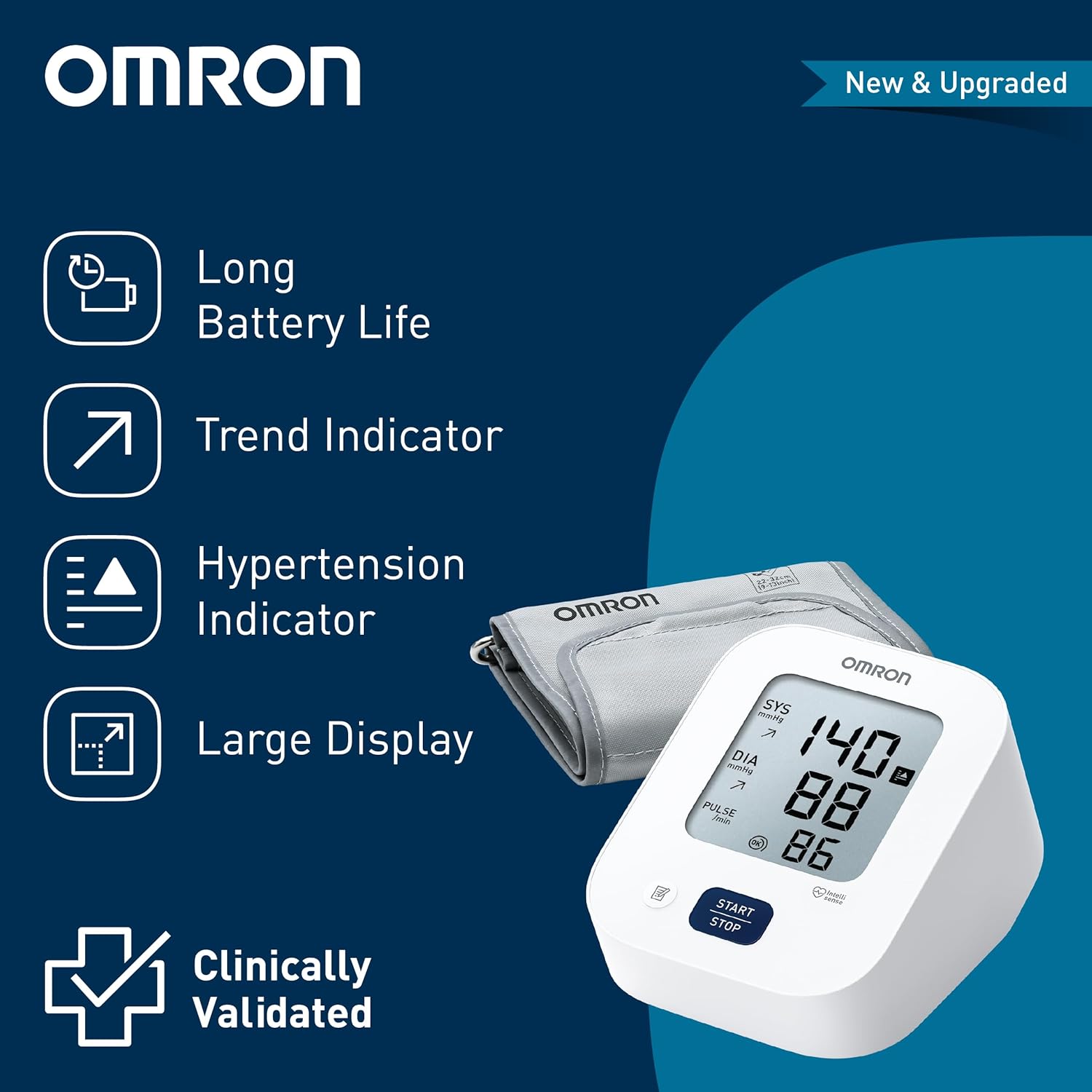 Omron HEM-7181 Upper Arm Automatic Blood Pressure Monitor