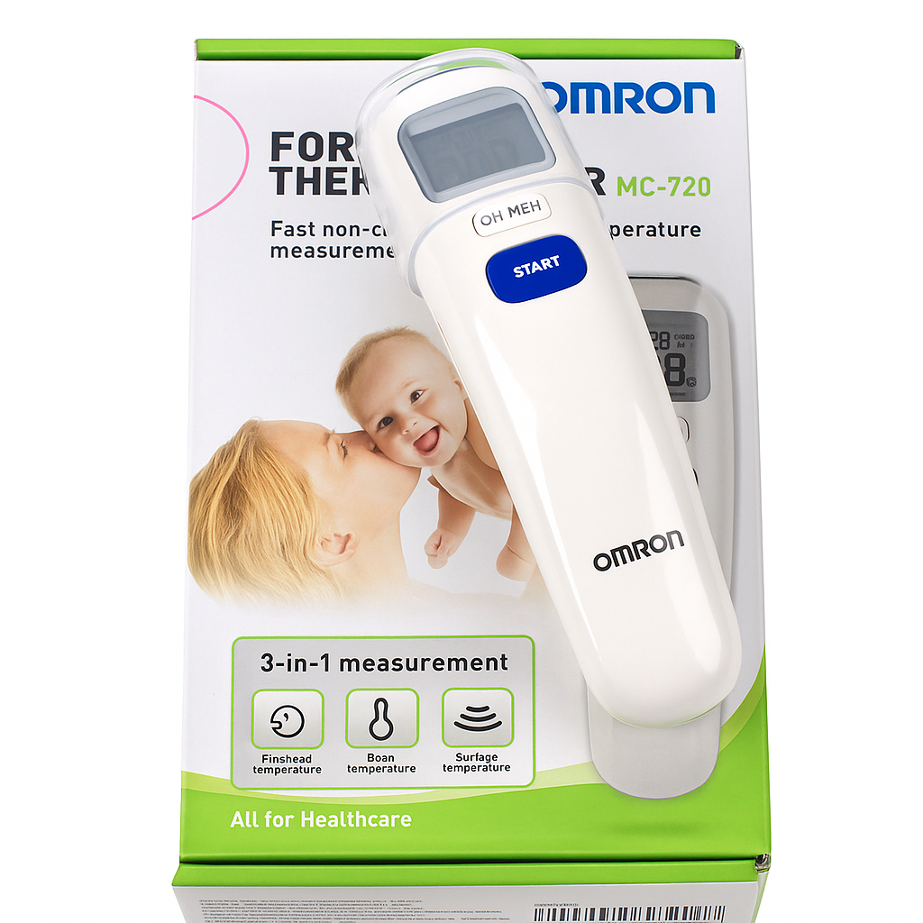 Omron MC 720 Non-Contact Digital Infrared Forehead Thermometer