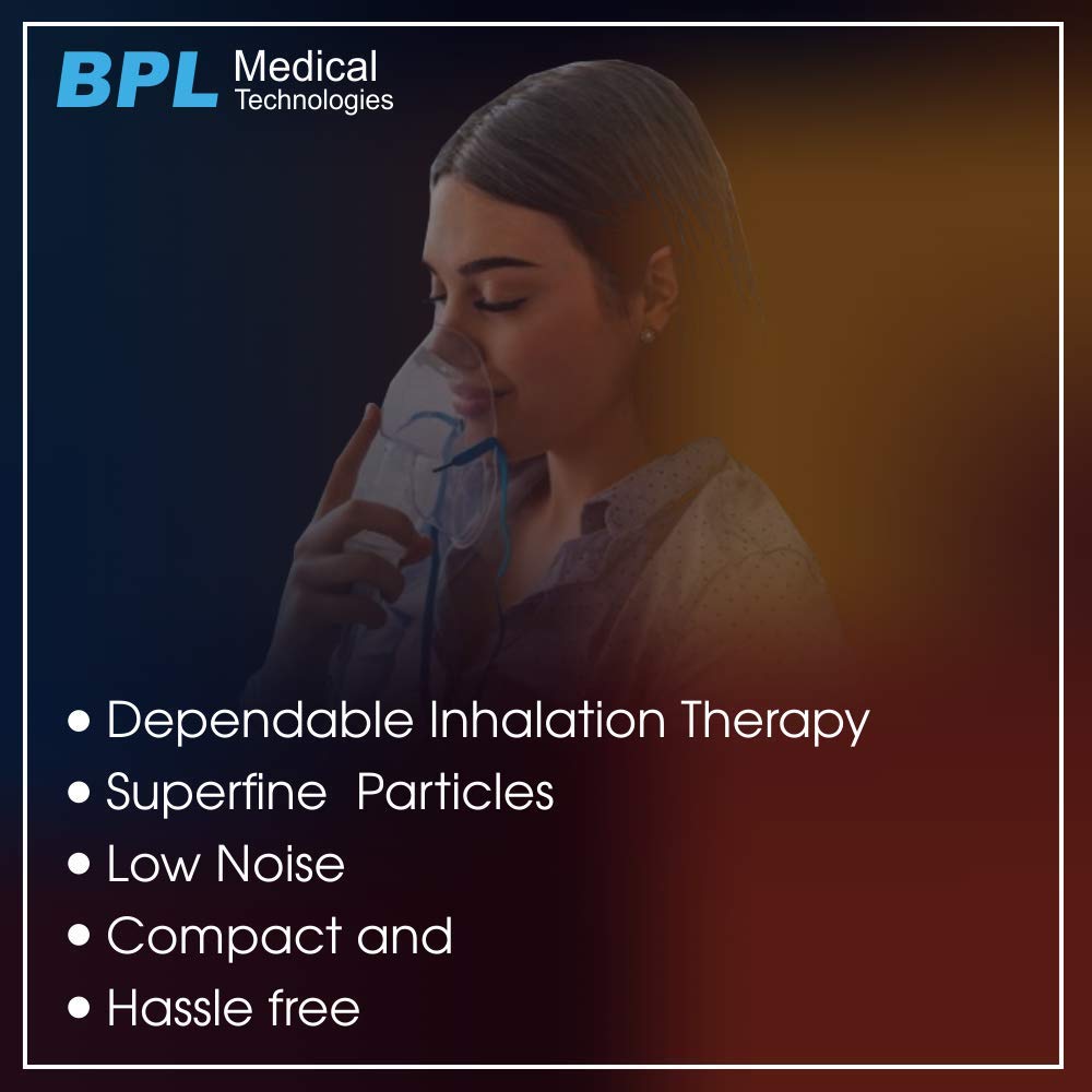BPL Medical Technologies Breathe Ezee N3 Nebulizer, Sigma_Ent_0003 (White)