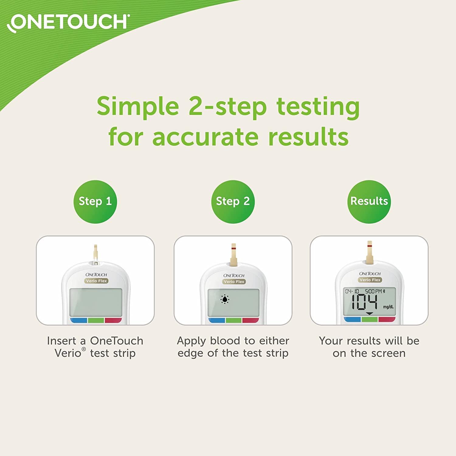 OneTouch Verio Test Strip Pack