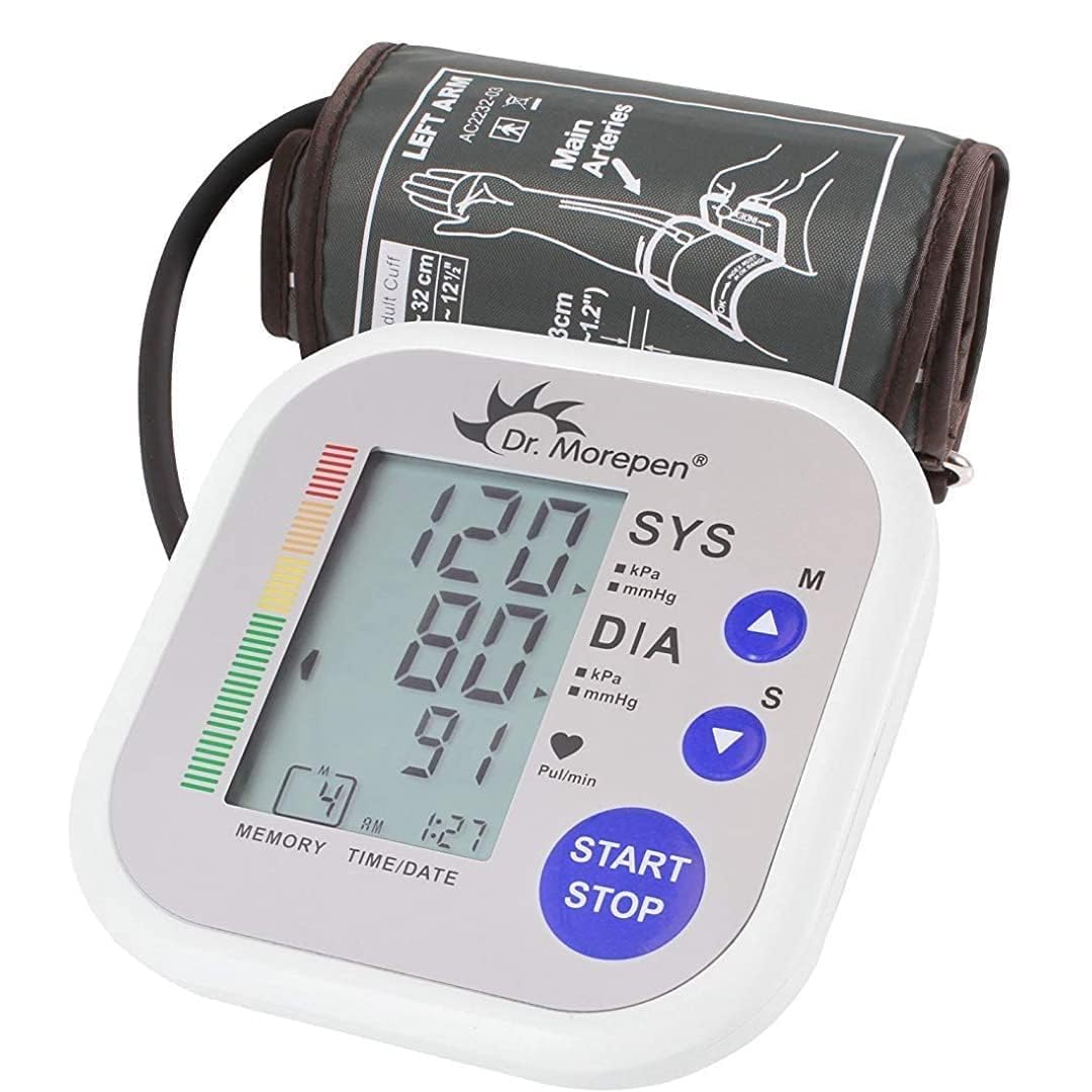 Dr. Morepen Bp02 Automatic Blood Pressure Monitor (White)
