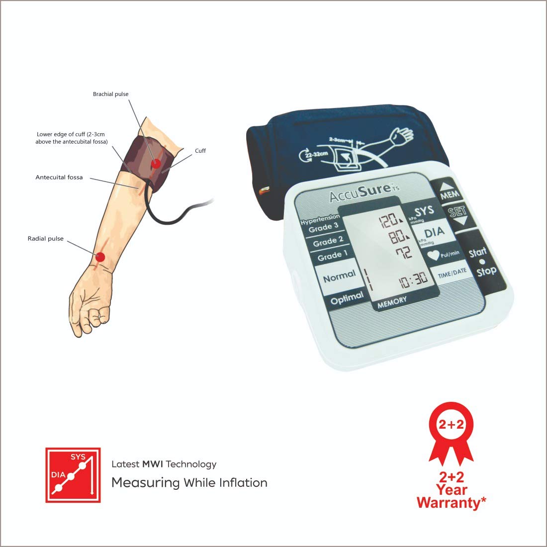 AccuSure TS Blood Pressure Automatic Monitoring System
