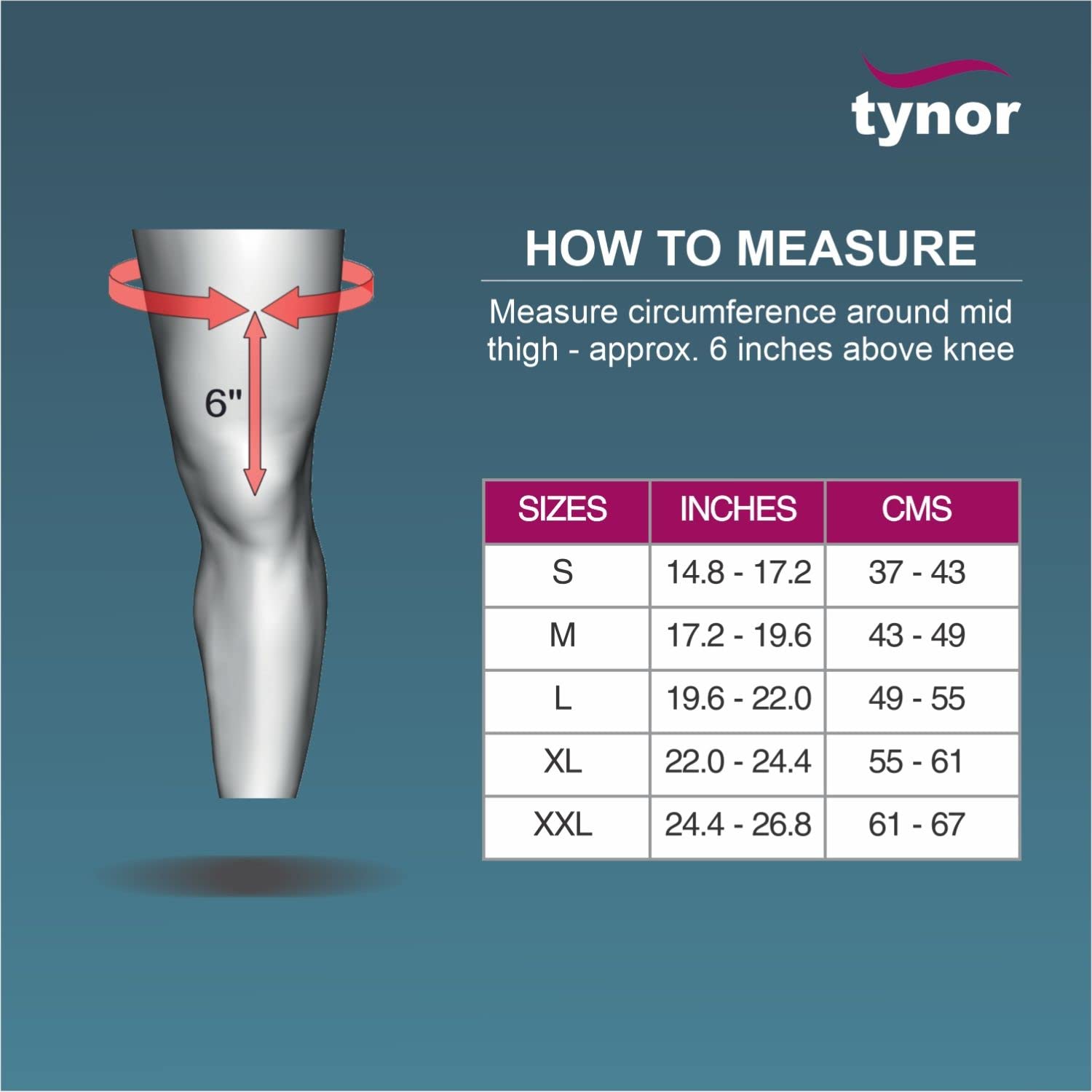 TYNOR Knee Cap with Patellar Ring Knee Support