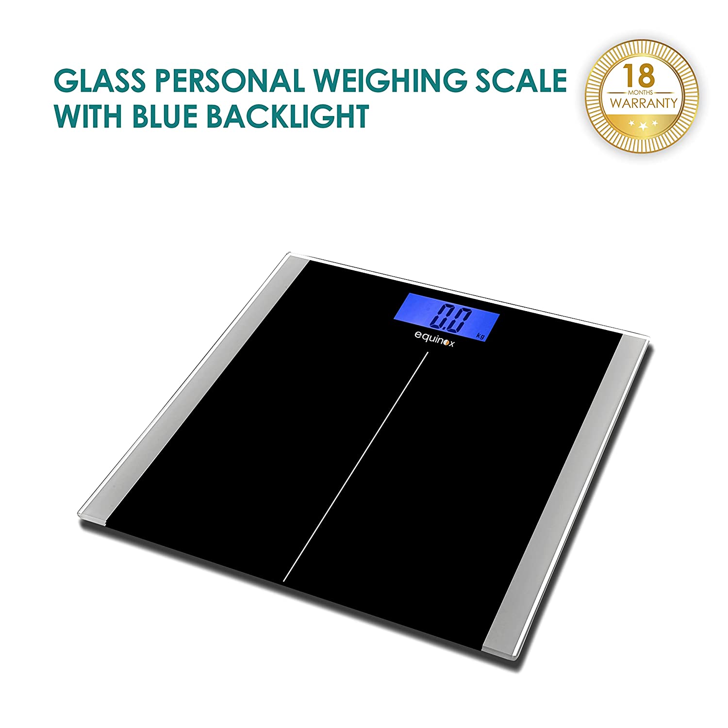 Equinox EQ-EB-9400 Personal Weighing Scale-Digital (Black)