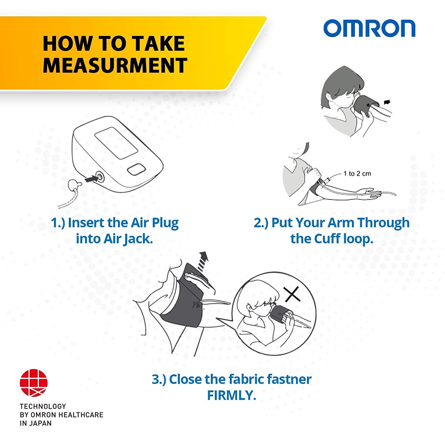 Omron Hem 7124 Fully Automatic Digital Blood Pressure Monitor with  Intellisense Technology Most Accurate Measurement