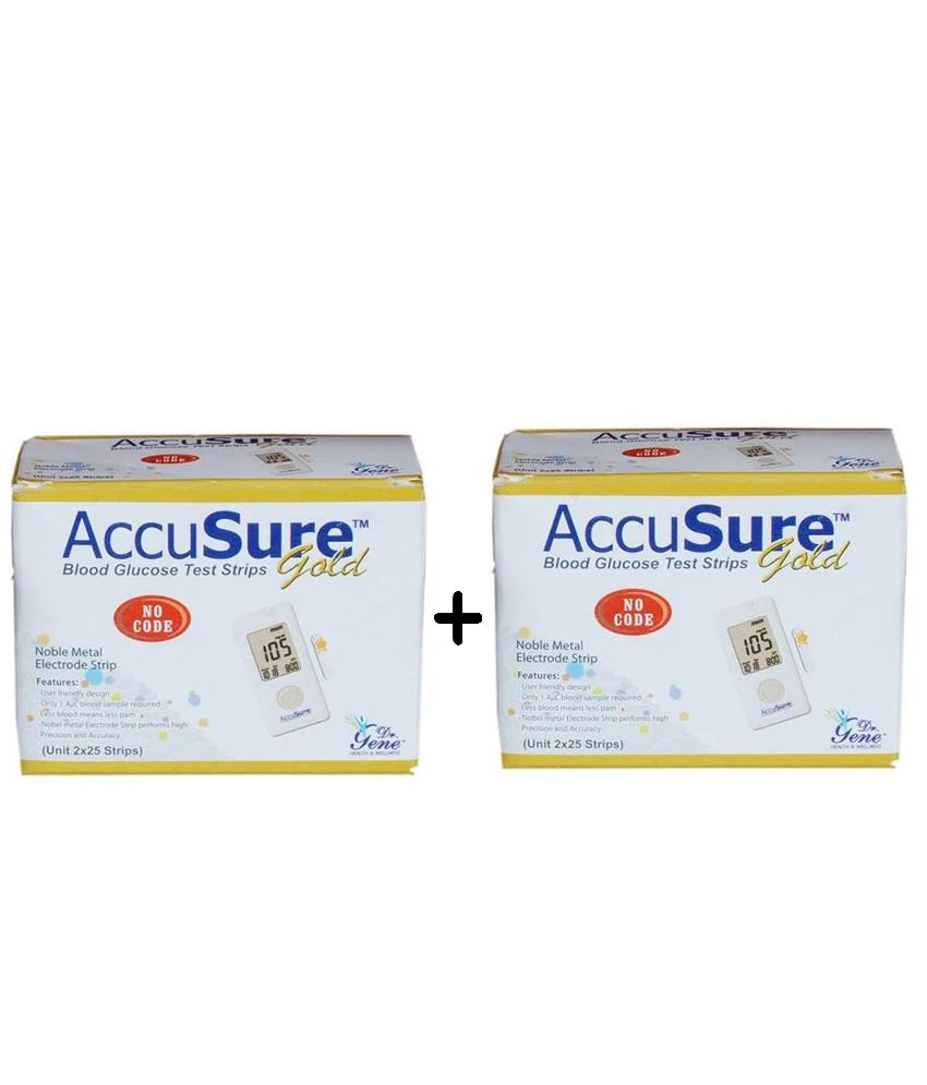 AccuSure Gold Glucometer Test Strips