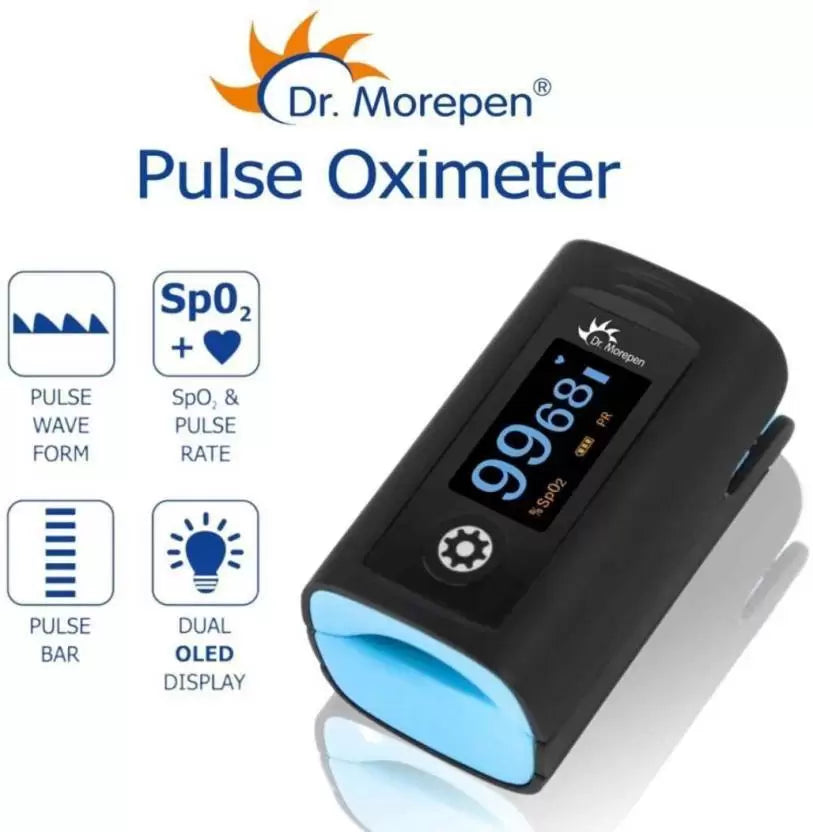 Dr. Morepen PO 12A Pulse Oximeter Pulse Oximeter  (Black)